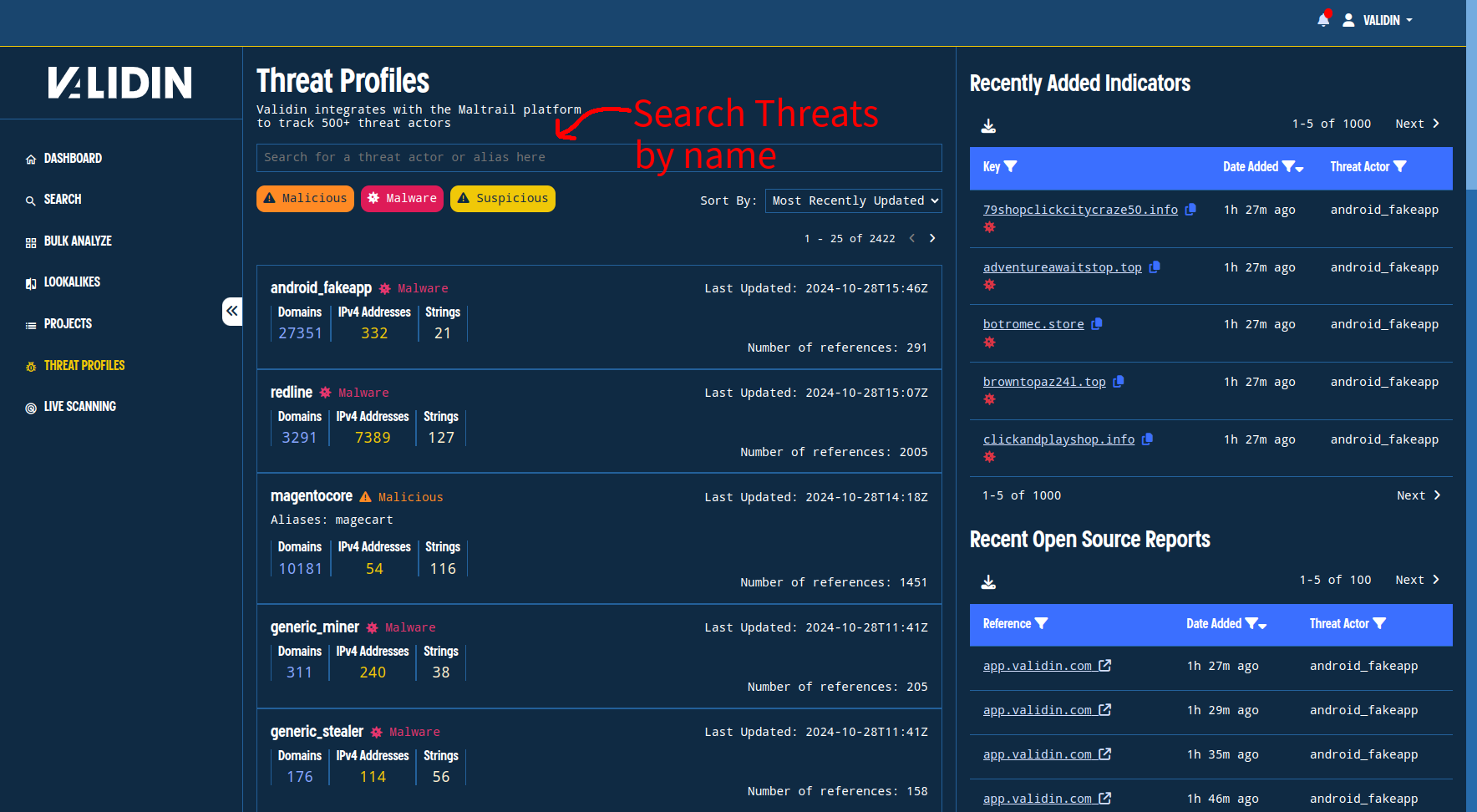 Threat Profiles